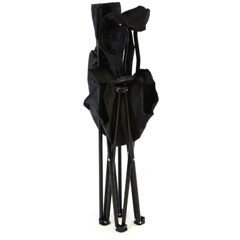VCM Campingstuhl schwarz Polyester-Mischgewebe B/H/T: ca. 85x85x50 cm