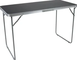 VCM Campingtisch Galdas schwarz Metall B/H/T: ca. 110x70x53 cm