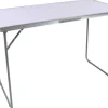 VCM Campingtisch Galdas weiß Metall B/H/T: ca. 110x70x53 cm