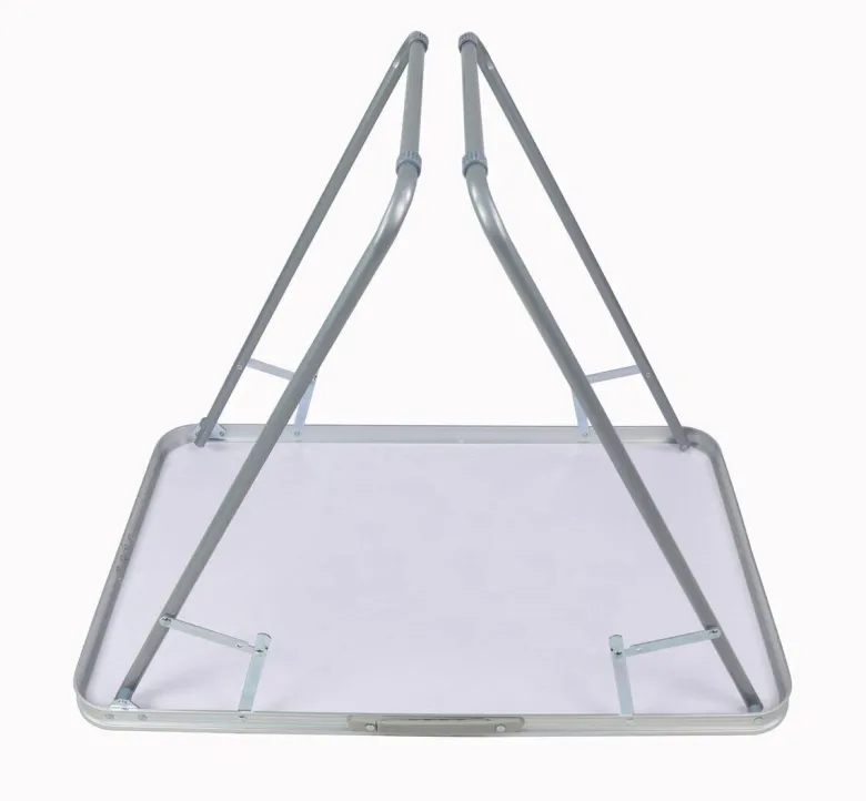 VCM Campingtisch Galdas weiß Metall B/H/T: ca. 110x70x53 cm
