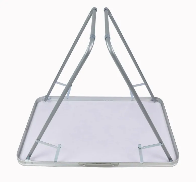 VCM Campingtisch Galdas weiß Metall B/H/T: ca. 80x70x53 cm