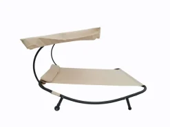 VCM Doppelliege Bindox creme Kunststoff B/H/T: ca. 130x137x200 cm