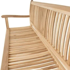VCM Gartenbank braun Teakholz B/H/L: ca. 60x90x180 cm