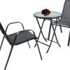 VCM Gartensitzgruppe Sonlas anthrazit Glas B/H/L: ca. 70x89x70 cm