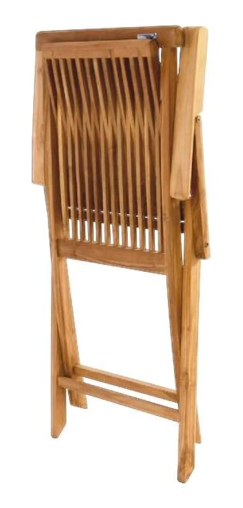 VCM Gartenstuhl braun Teakholz B/H/T: ca. 57x89x62 cm