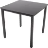 VCM Gartentisch anthrazit Aluminium B/H/T/L: ca. 80x73x80x80 cm