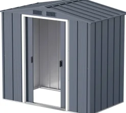 VCM Gerätehaus anthrazit B/H/L: ca. 202x181x113 cm