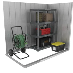 VCM Gerätehaus anthrazit B/H/L: ca. 202x181x113 cm