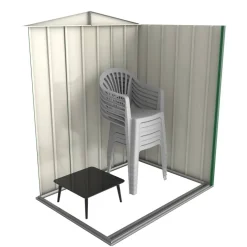 VCM Gerätehaus anthrazit B/H/L: ca. 163x182x112 cm