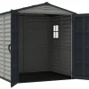 VCM Gerätehaus grau B/H/L: ca. 186x213x190 cm