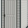 VCM Gerätehaus grau B/H/L: ca. 104x192x180 cm