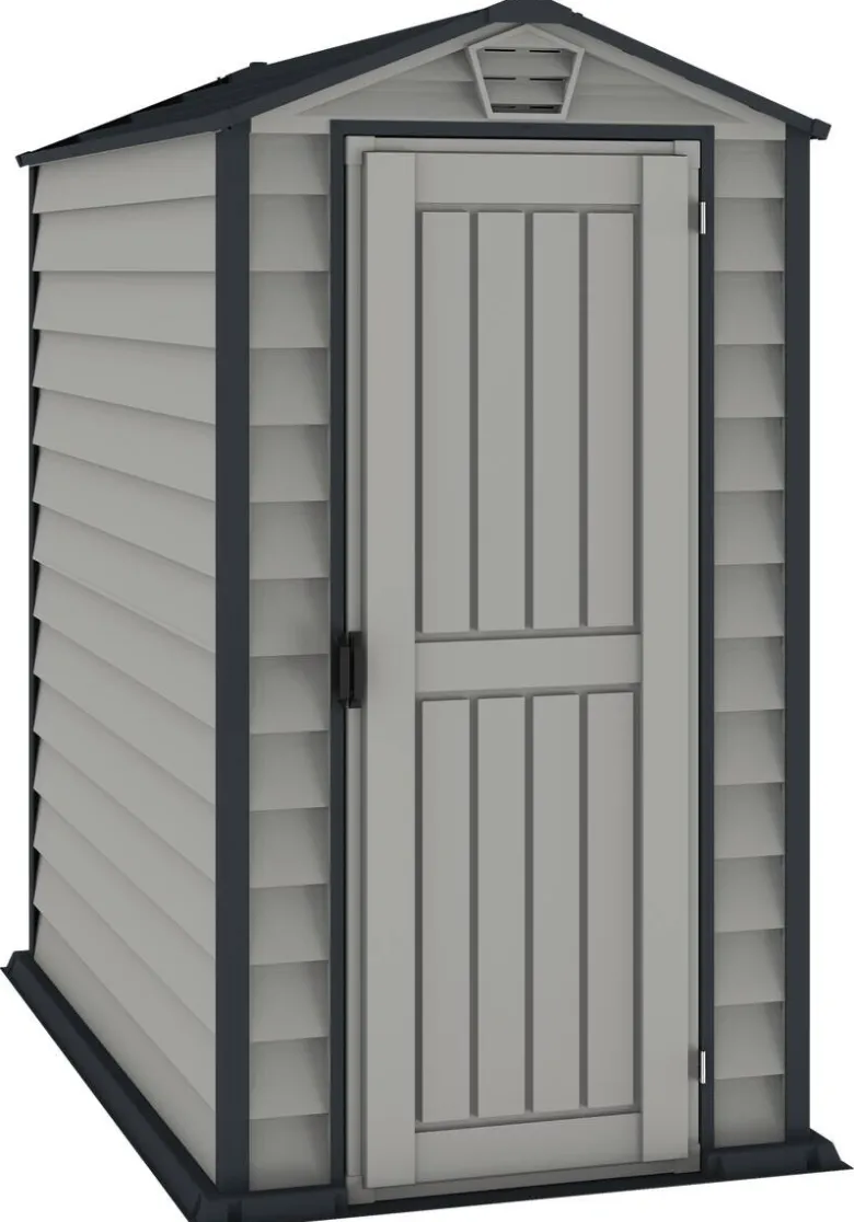 VCM Gerätehaus grau B/H/L: ca. 104x192x180 cm