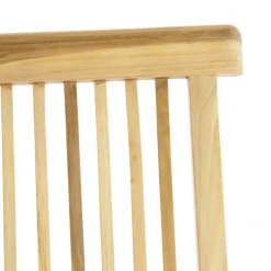 VCM Klappstuhl teak Holz B/H/T: ca. 46x89x62 cm