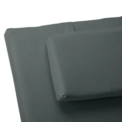 VCM Liegenauflage 2er Set anthrazit Polyester B/L: ca. 58x188 cm