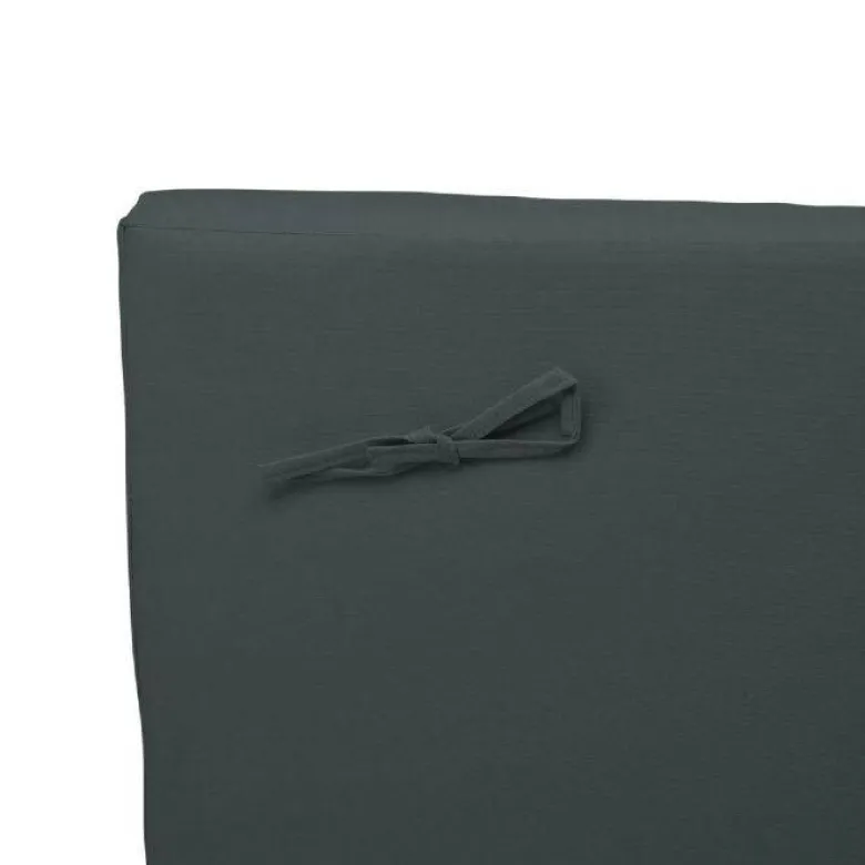 VCM Liegenauflage 2er Set anthrazit Polyester B/L: ca. 58x188 cm