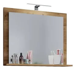 VCM Möbel Wandspiegel Lendas Eiche Honig B/H/T: ca. 80x65x17 cm