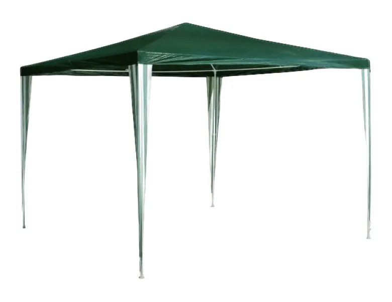 VCM Pavillon grün Stahlrohr B/H/L: ca. 300x197x300 cm