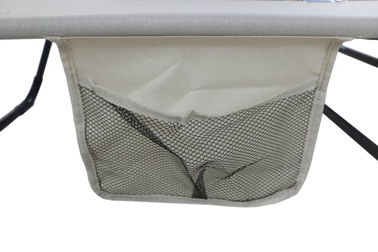 VCM Sonnenliege Bindox creme Textilene B/H/L: ca. 55x24x185 cm