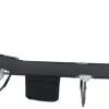VCM Sonnenliege Bindox schwarz Textilene B/H/L: ca. 55x24x185 cm