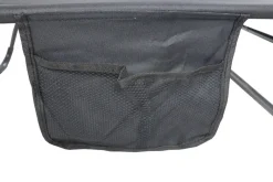 VCM Sonnenliege Bindox schwarz Textilene B/H/L: ca. 55x24x185 cm