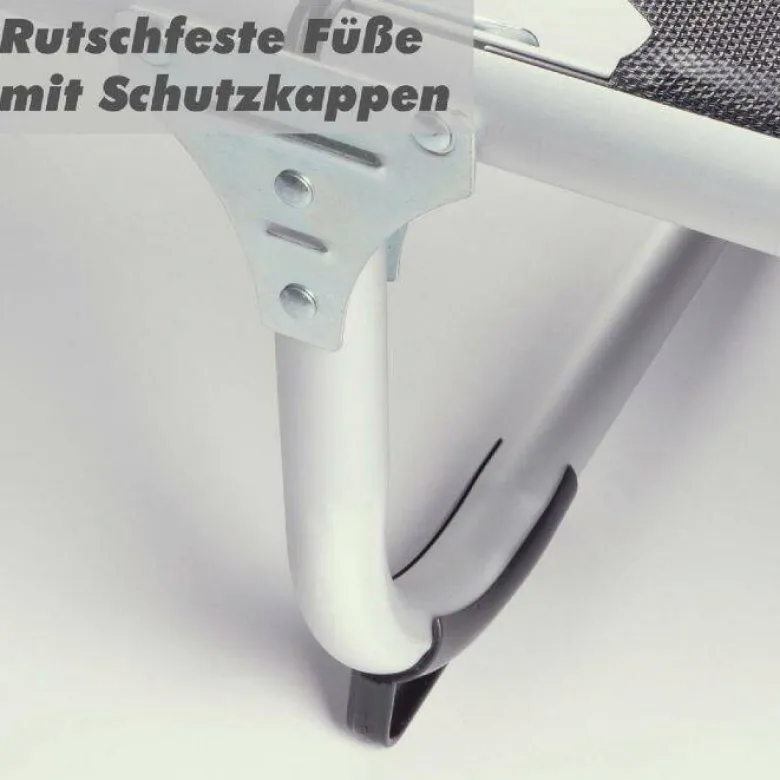 VCM Sonnenliege schwarz Aluminium B/H/T: ca. 57x187x30 cm
