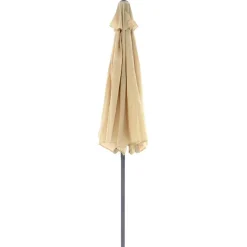 VCM Sonnenschirm creme Polyester-Mischgewebe H/D: ca. 230x290 cm