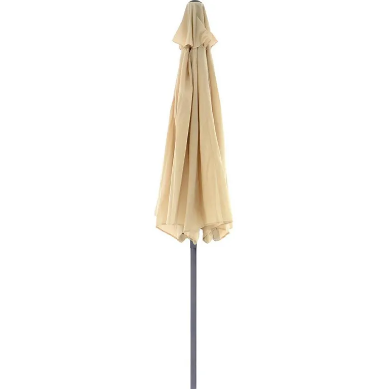 VCM Sonnenschirm creme Polyester-Mischgewebe H/D: ca. 230x290 cm