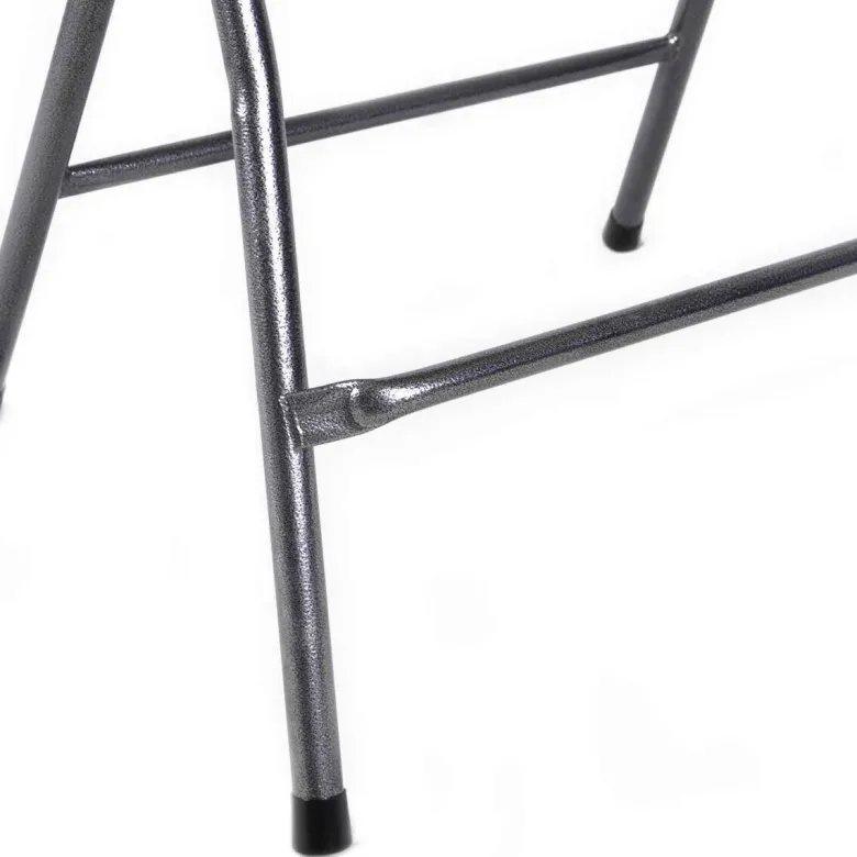 VCM Stehtisch weiß Metall H/D: ca. 110x80 cm
