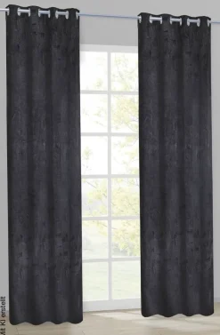 Verdunklungsvorhang Diamond anthrazit B/L: ca. 140x245 cm