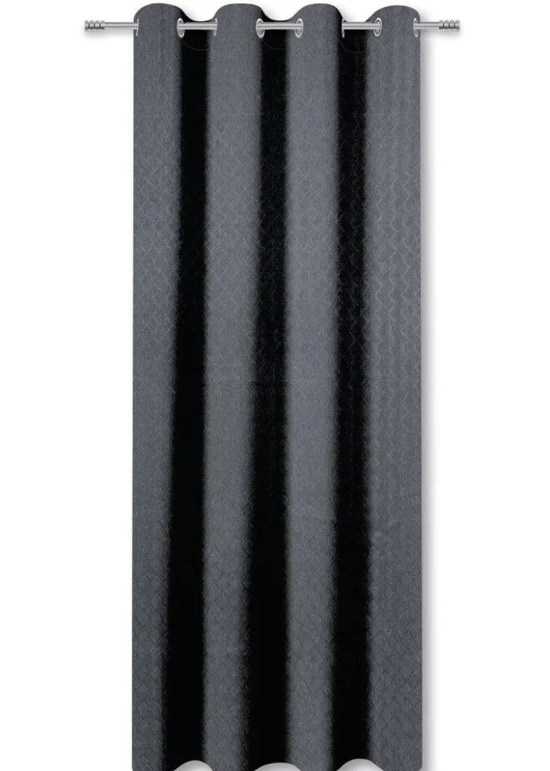 Verdunklungsvorhang Larius anthrazit B/L: ca. 140x245 cm