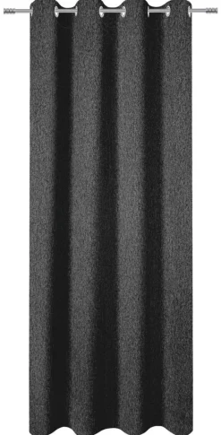 Verdunklungsvorhang Linda anthrazit B/L: ca. 135x245 cm