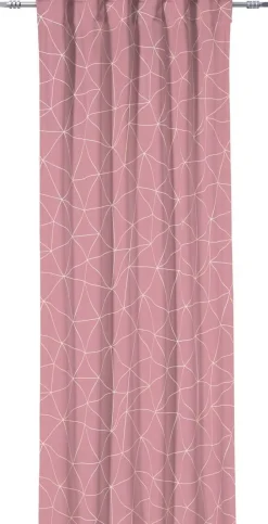 Verdunklungsvorhang Nizza rosa B/L: ca. 135x235 cm