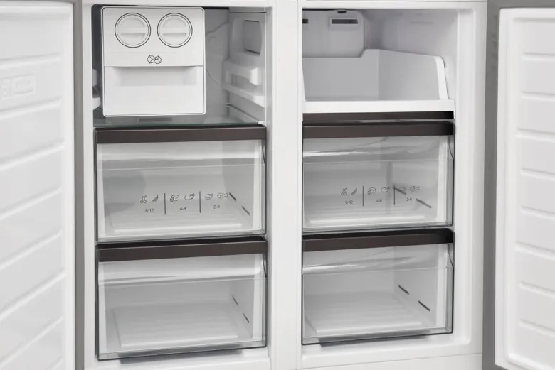 Vestel French-Door Kühl-/Gefrierkombination FD56021 EDX dark Inox B/H/T: ca. 84x179x69 cm