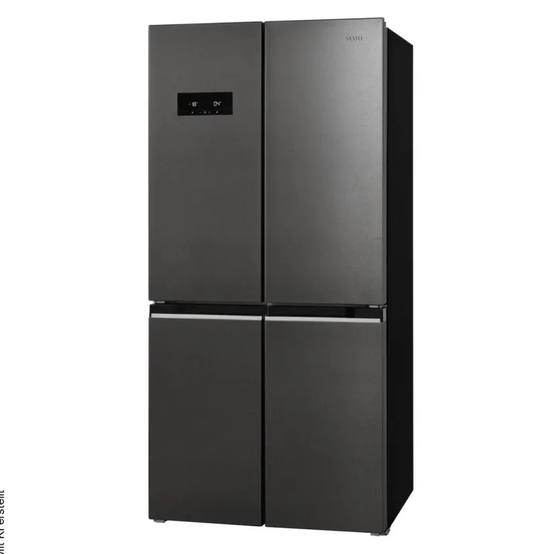 Vestel French-Door Kühl-/Gefrierkombination FD56021 EDX dark Inox B/H/T: ca. 84x179x69 cm