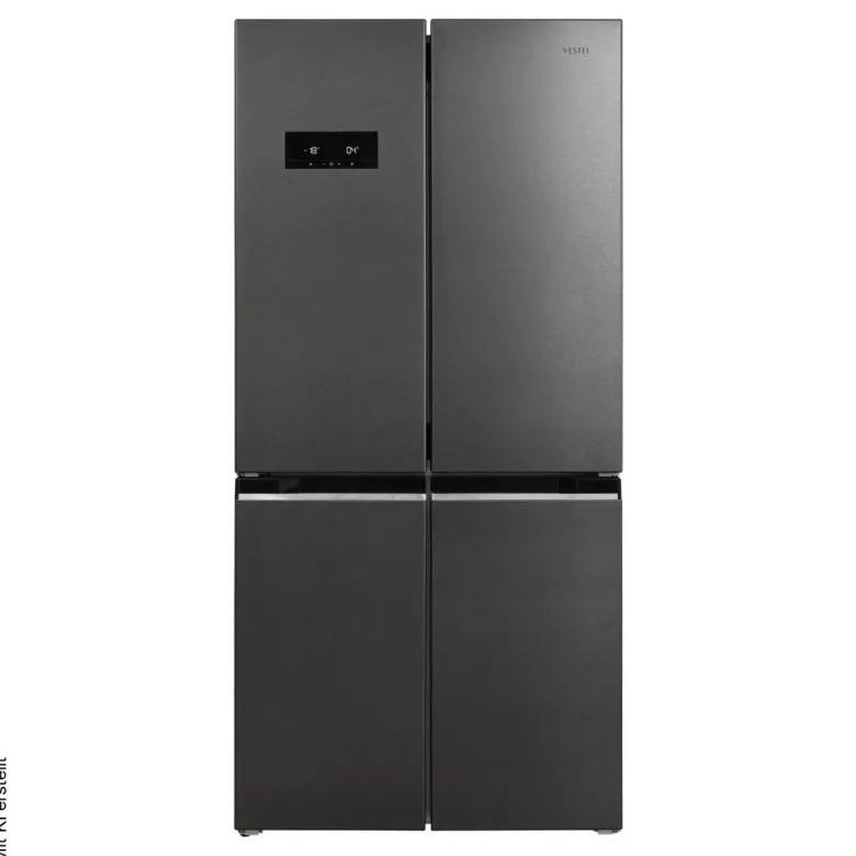Vestel French-Door Kühl-/Gefrierkombination FD56021 EDX dark Inox B/H/T: ca. 84x179x69 cm