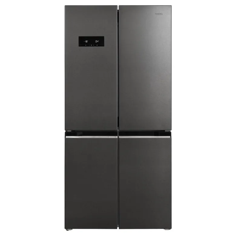 Vestel French-Door Kühl-/Gefrierkombination FD56021 EDX dark Inox B/H/T: ca. 84x179x69 cm