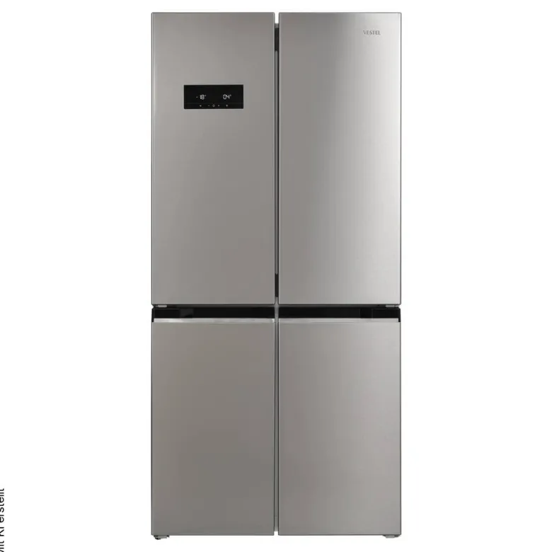 Vestel French-Door Kühl-/Gefrierkombination FD56021 EX Inox B/H/T: ca. 84x179x69 cm