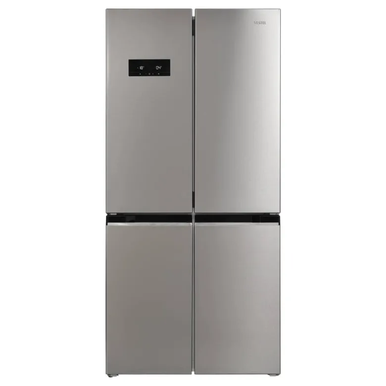 Vestel French-Door Kühl-/Gefrierkombination FD56021 EX Inox B/H/T: ca. 84x179x69 cm