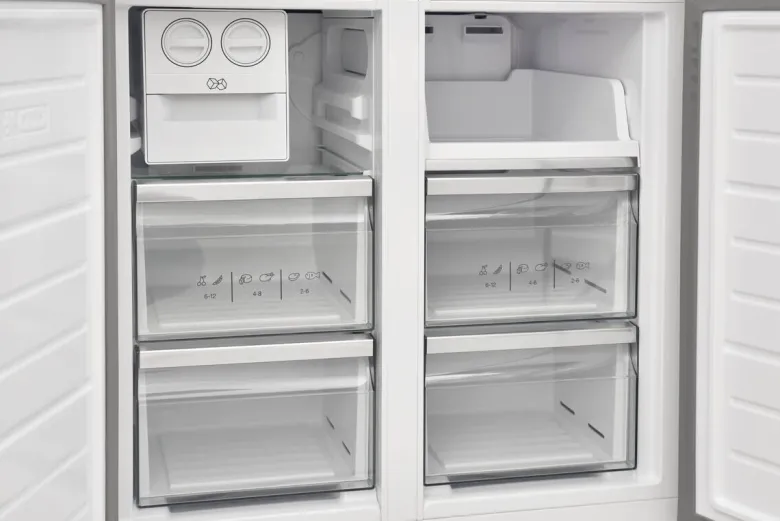 Vestel French-Door Kühl-/Gefrierkombination FD56021 EX Inox B/H/T: ca. 84x179x69 cm