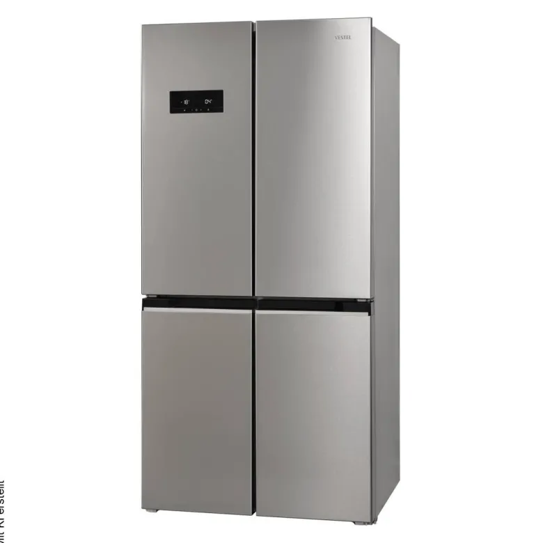 Vestel French-Door Kühl-/Gefrierkombination FD56021 EX Inox B/H/T: ca. 84x179x69 cm
