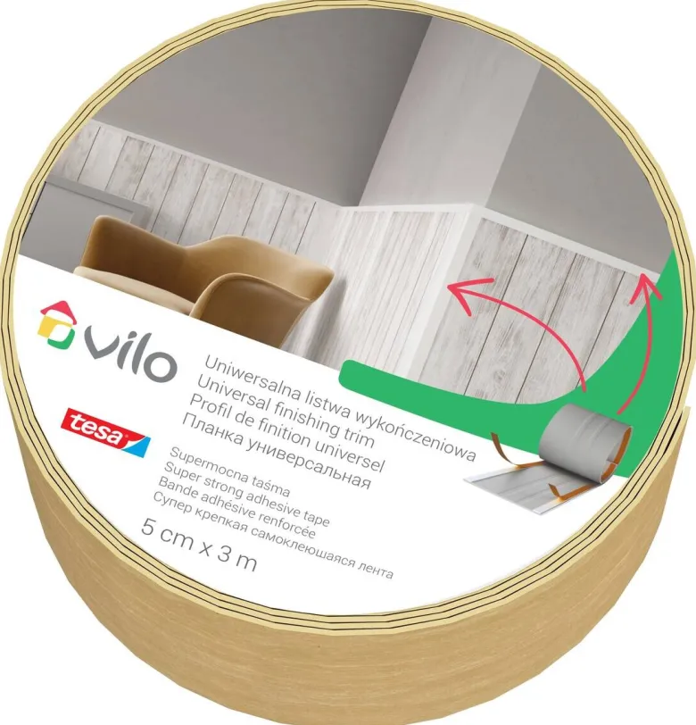 VILO Universalleiste grau L: ca. 300 cm