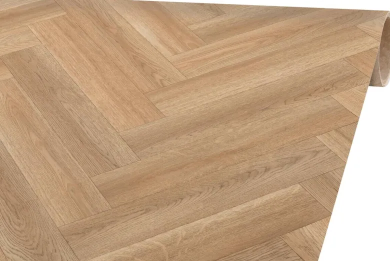 Vinylboden Moonlight Eiche Fischgrät B: ca. 300 cm pro m²