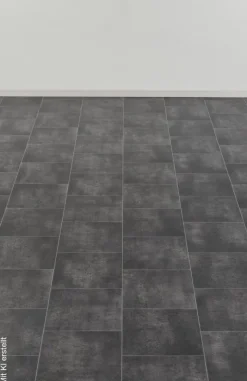 Vinylboden Mosa schwarz Kachel B: ca. 300 cm pro m²
