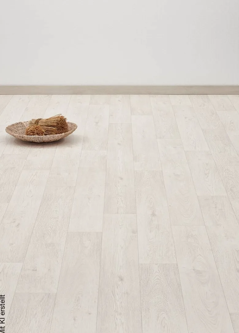 Vinylboden Mosa weiß Eiche B: ca. 300 cm pro m²