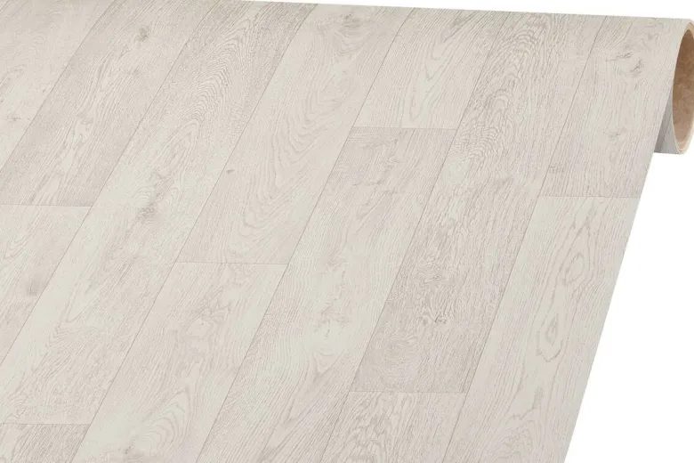 Vinylboden Mosa weiß Eiche B: ca. 400 cm pro m²