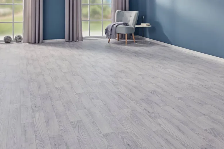 Vinylboden Novo weiß Eiche B: ca. 300 cm pro m²