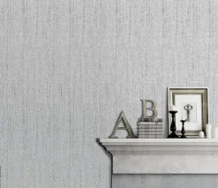 Vinyltapete Struktur grau B/L: ca. 53x1005 cm
