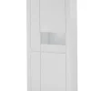 Vitrine Chester weiß matt B/H/T: ca. 85x198x35 cm
