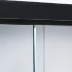Vitrine Collecty schwarz weiß Holzwerkstoff B/H/T: ca. 80x60x10 cm