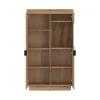 Vitrine Delamar Eiche Evoke Coast Nachbildung B/H/T: ca. 80,4x140,2x39,6 cm